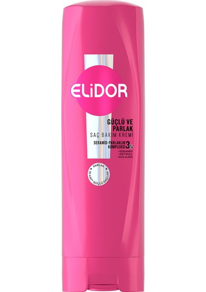 Saç Bakım Kremi Güçlü ve Parlak 350 ml 4 Adet