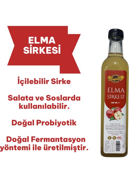 Elma Sirkesi 500 ml – %100 Doğal & Katkısız – Geleneksel Fermente Sirke fiyatları