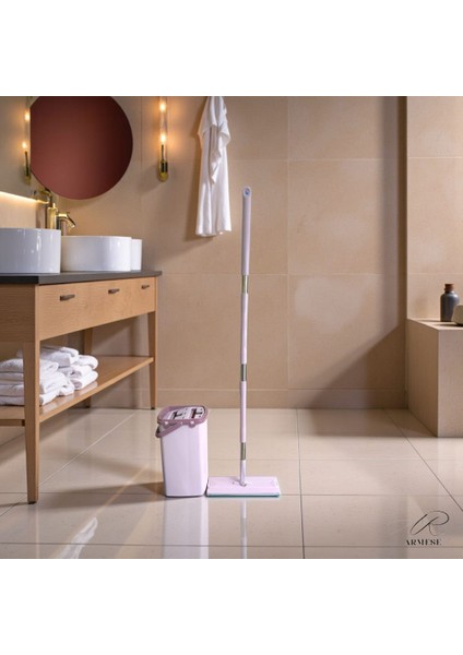 Yeni Nesil Paspas ve Mop 8 Lt Su Hazneli, Mikrofiber Başlıklı, Çift Bölmeli Temizlik Seti fiyatları