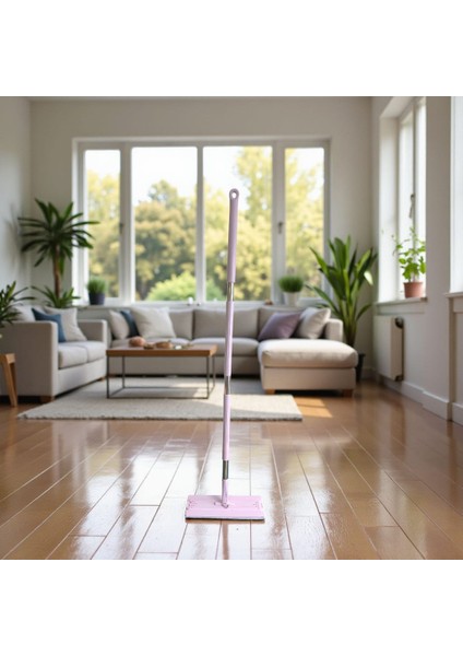 Yeni Nesil Paspas ve Mop 8 Lt Su Hazneli, Mikrofiber Başlıklı, Çift Bölmeli Temizlik Seti