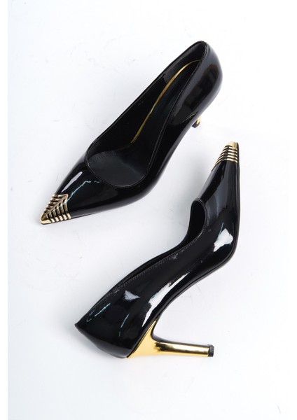 Kadın Sivri Yüksek Topuklu Rugan Stiletto Abiye Ayakkabı modelleri