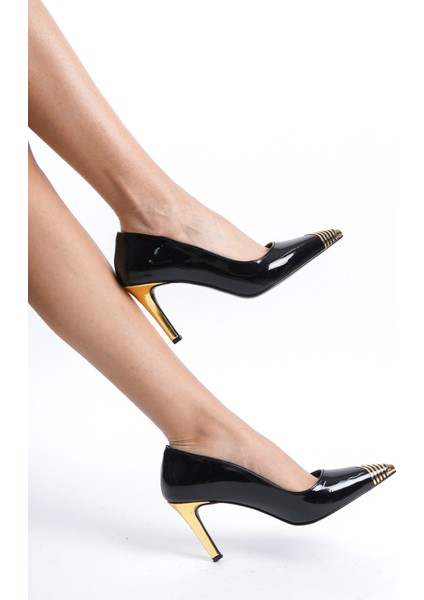 Kadın Sivri Yüksek Topuklu Rugan Stiletto Abiye Ayakkabı indirimleri