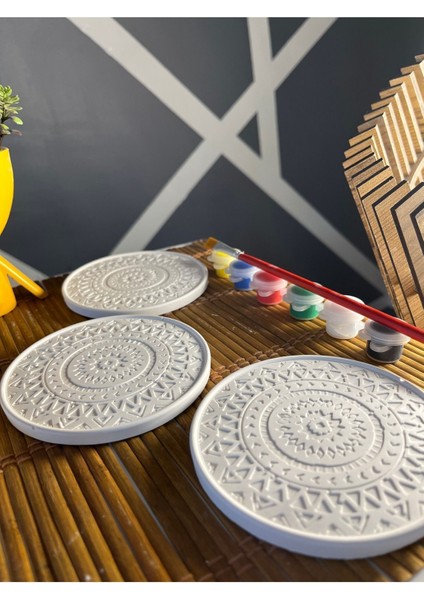 Mandala 1 [6 Adet] (3d) Xxl Taş Boyama Otonom Gelişim Çocuk Etkinliği Taş Boyama Seti Çocuk Gelişimi modelleri