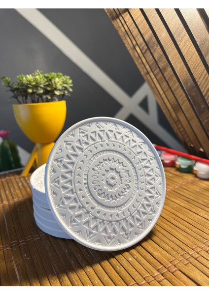 Mandala 1 [6 Adet] (3d) Xxl Taş Boyama Otonom Gelişim Çocuk Etkinliği Taş Boyama Seti Çocuk Gelişimi fırsatları