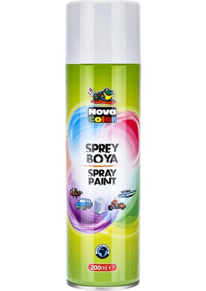 Nova Color Sprey Boya 200 Ml Beyaz