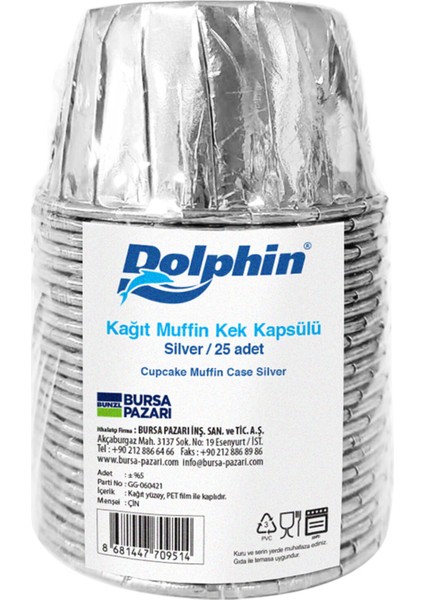Kağıt Asorti Renkli Muffin Kek Kapsülü 25'li 2 Adet