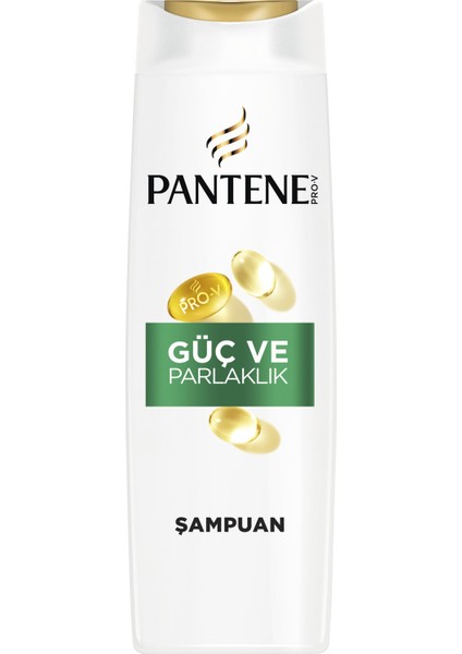 Pantene Güç ve Parlaklık Şampuan 625 ml 3 Adet