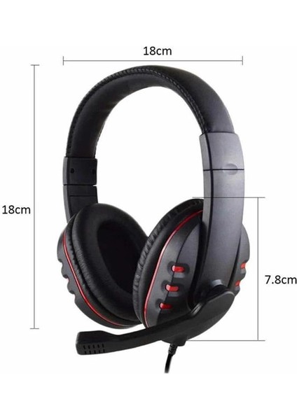 Bfs Oyuncu Kulaklığı Kulak Üstü Kablolu Gaming Kulaklık Mikrofonlu Anc Özelliği fırsatları