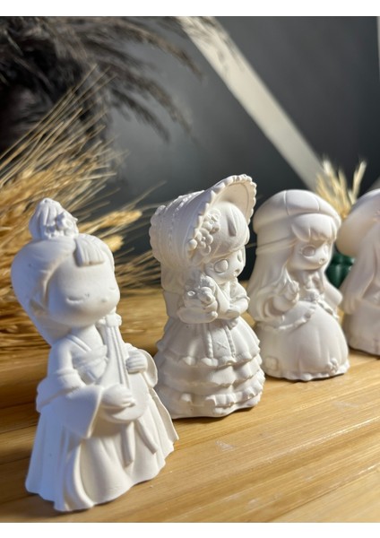 Anime Karakterleri (3d) Şeker Kızlar Taş Boyama Çocuk Gelişimi Çocuk Etkinlik Taş Boyama Seti Oyun modelleri