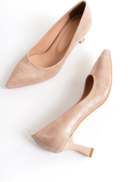 Desenli Topuklu Kadın Ayakkabı Stiletto modelleri