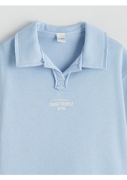 Yeni Sezon Polo Yaka Kız Çocuk Kalın Sweatshirt fiyatları