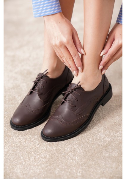 Kadın Günlük Ayakkabı - Oxford Siyah Rugan fırsatları