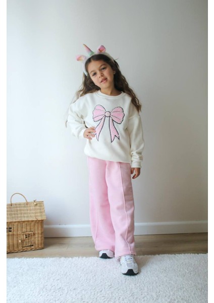 Kız Çoçuk Inci Işlemeli 2 Li Takım