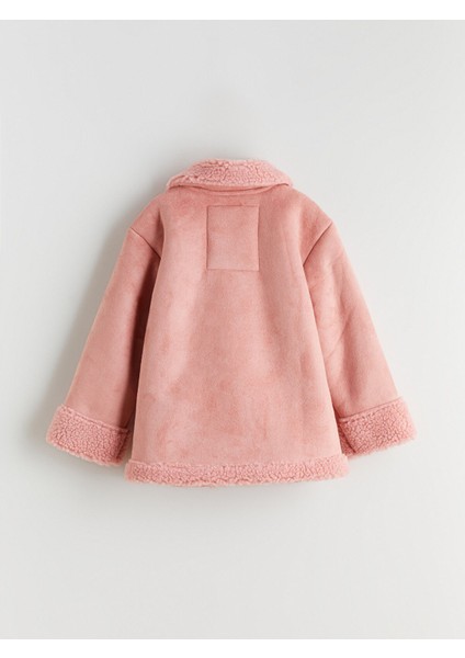 Yeni Sezon Kürk Yaka Süet Kız Çocuk Mont fırsatları