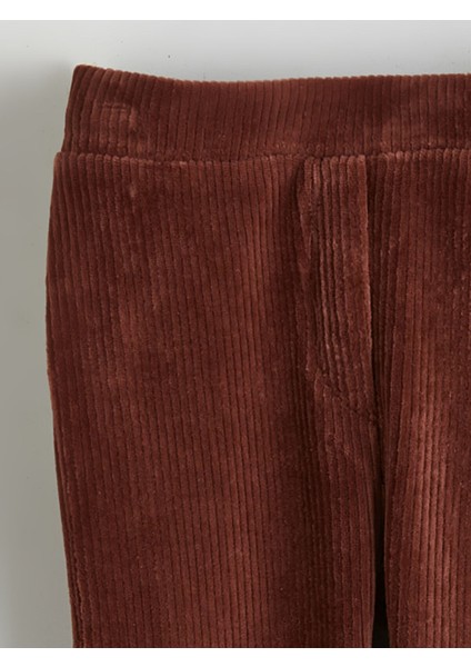 Yeni Sezon Beli Lastikli Basic Kız Çocuk Kadife Tayt fiyatları