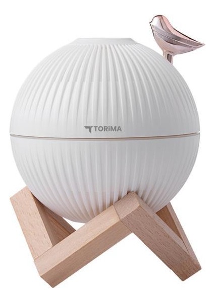 H13 Beyaz Minimalist Kuş Figürlü Ahşap Standlı Gece Lambalı Dekoratif Hava Nemlendiricisi fırsatları