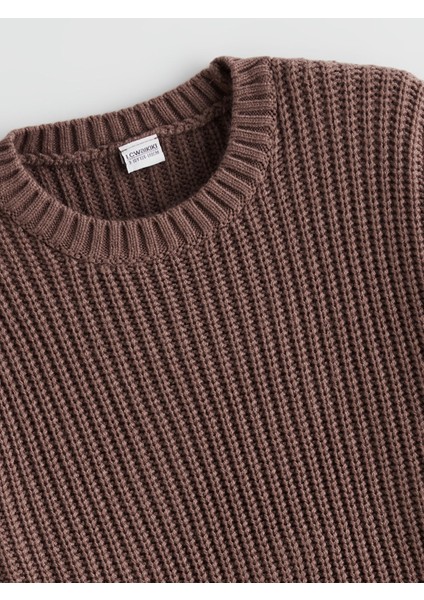 Yeni Sezon Bisiklet Yaka Kız Çocuk Triko Kazak fiyatları