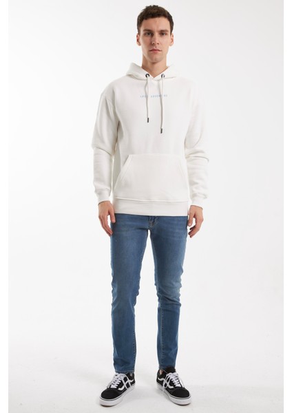 Cold Train Kırık Beyaz Hoodıe Sweatshırt modelleri