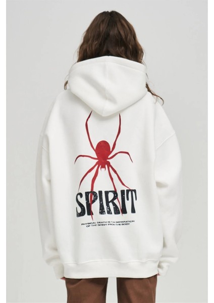 Kadın Spirit Baskılı Swestshırt Oversize 3 Iplik fiyatları