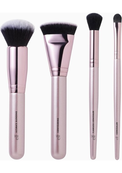 Complexion Perfection 4 Parçalı Fırça Seti Kusursuz Yüz Makyajı