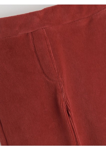 Yeni Sezon Beli Lastikli Basic Kız Çocuk Kadife Tayt fiyatları