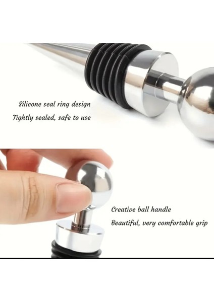 2 Adet Şarap ve Şampanya Tıpası Mutfak ve Yemek Dekoru fırsatları