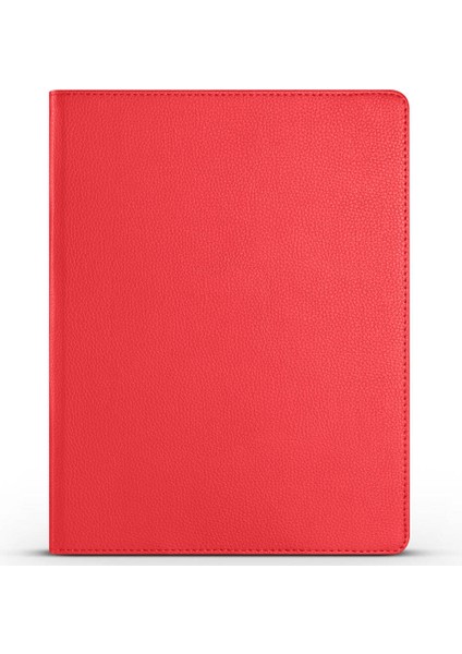 iPad Pro 13 2025 M5 Zore Dönebilen Standlı Kılıf - Kırmızı