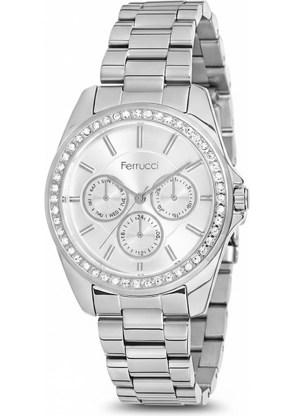 Kadın Kol Saati Gümüş Renk, Gümüş Kadran - Şık Metal Kordon, 2 Yıl Garantili