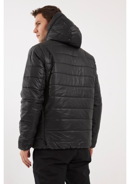 Covert Siyah Dolgulu Mont