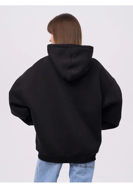 Kadın Taş Baskılı Swestshırt Oversize 3 Iplik modelleri