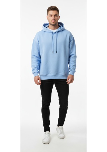 Bebe Mavi Oversize Üç Ip Unisex Sweatshirt fiyatları