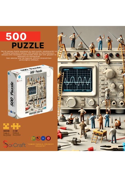 500 Parça Puzzle Mikro Dünya Mühendisler