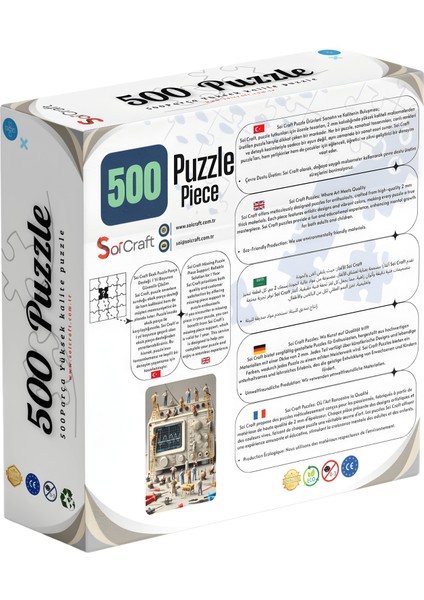 500 Parça Puzzle Mikro Dünya Mühendisler fiyatları