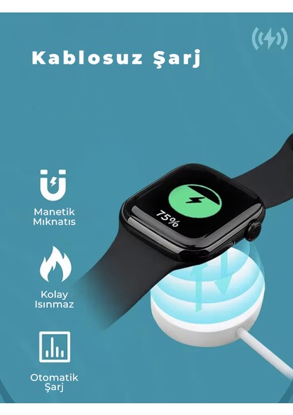 Kablosuz Şarj | Magsafe Uyumlu Samsung Watch & Telefon | Manyetik Wireless Şarj Aleti fiyatları