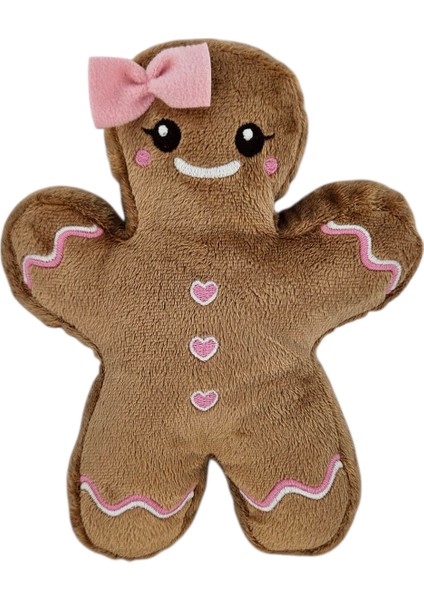 Kurabiye Kız Yılbaşı Dekorasyon 20 cm Peluş Oyuncak fırsatları