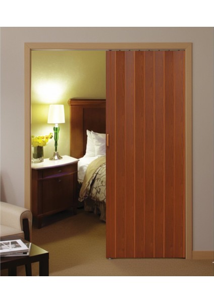 Katlanır Kapı Meşe 82X203 cm | Alan Tasarruflu Akordiyon Kapı – Şık, Dayanıklı ve Kolay Montaj