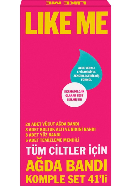 Tüm Ciltler Için 41'li Sir Ağda Bandı 4 Adet