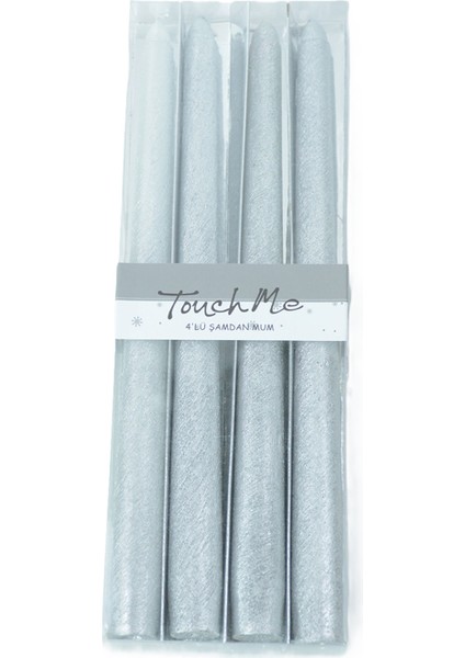 Sedefli Şamdan Mum 2 Adet