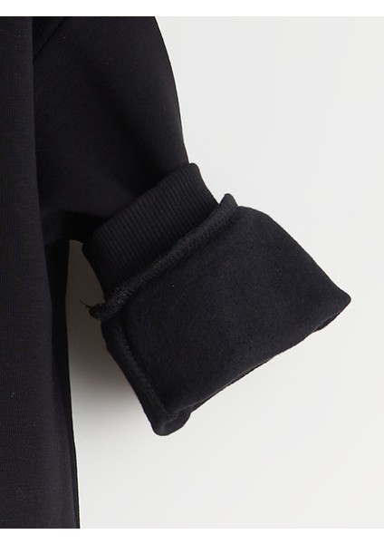 Yeni Sezon Bisiklet Yaka Uzun Kollu Atatürk Baskılı Kız Bebek Sweatshirt fiyatları