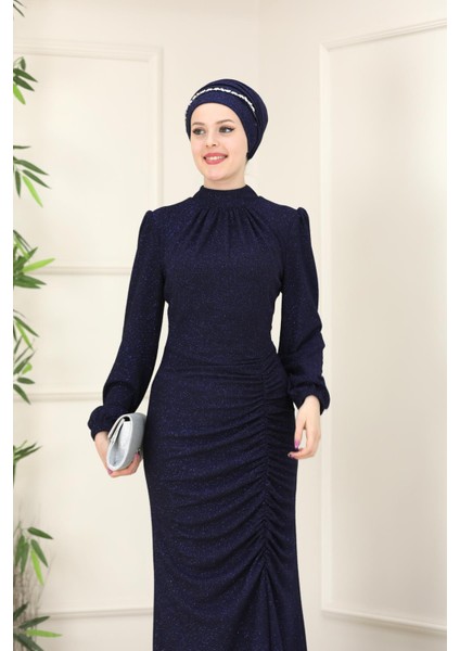 Rüya Abiye Elbise Lacivert ESM16 fiyatları