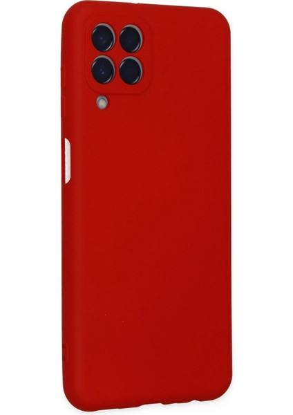 OMR02 Samsung Galaxy M33 Kılıf Nano Içi Kadife Silikon - Kırmızı modelleri