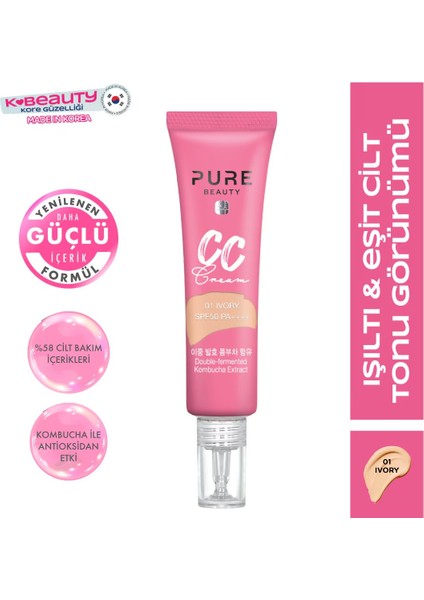 cc Krem SPF50 Pa++++ Ivory 30 ml