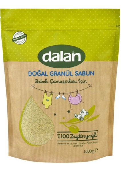 Zeytinyağlı Doğal Granülmatik Sabun 1 kg 3 Adet