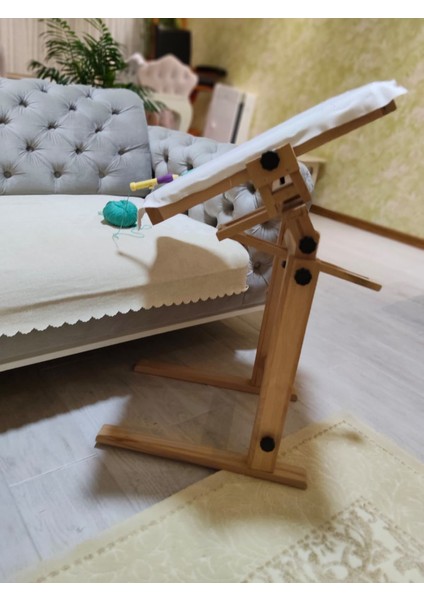 Kasnak Tutucu Ahşap Ayaklı Stand (20CM ile 65CM Arası Tüm Iğneli/telli Kasnak Bağlanabilir Özellik)