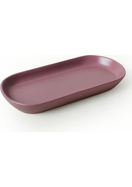Seramik Noyan Kayık Tabak Lavander 26 cm 4 Adet