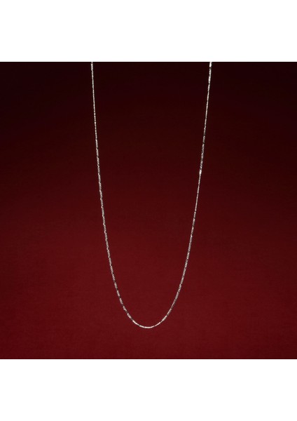 50 Mikron Figaro Gümüş Zincir fiyatları