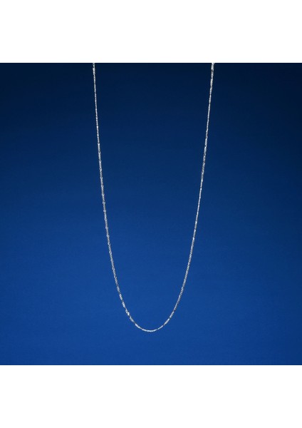 50 Mikron Figaro Gümüş Zincir modelleri