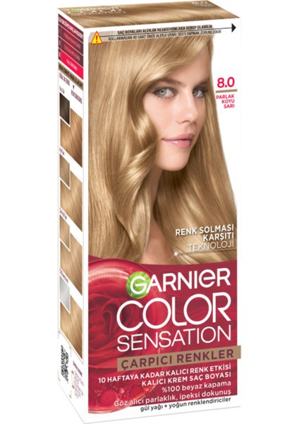 Çarpıcı Renkler 8.0 Parlak Koyu Sarı