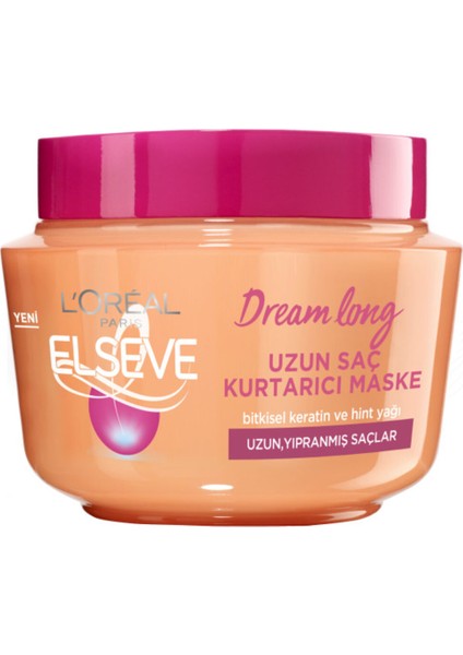 L'oréal Paris Elseve Dream Long Uzun Saç Kurtarıcı Maske 300 ml 4 Adet