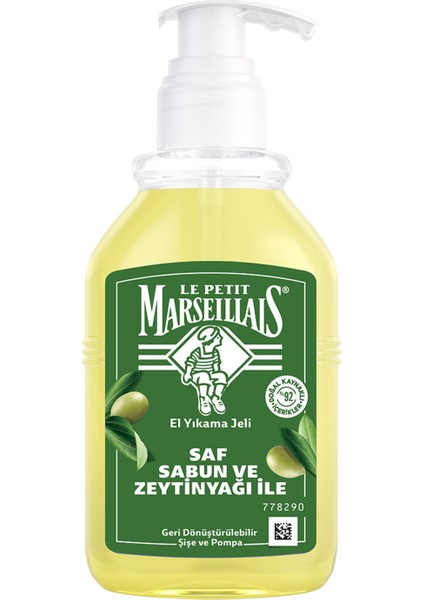 Sıvı Sabun Zeytinyağı 300 ml 3 Adet